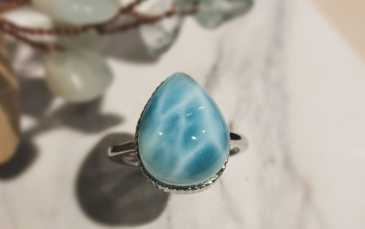 Larimar Rings